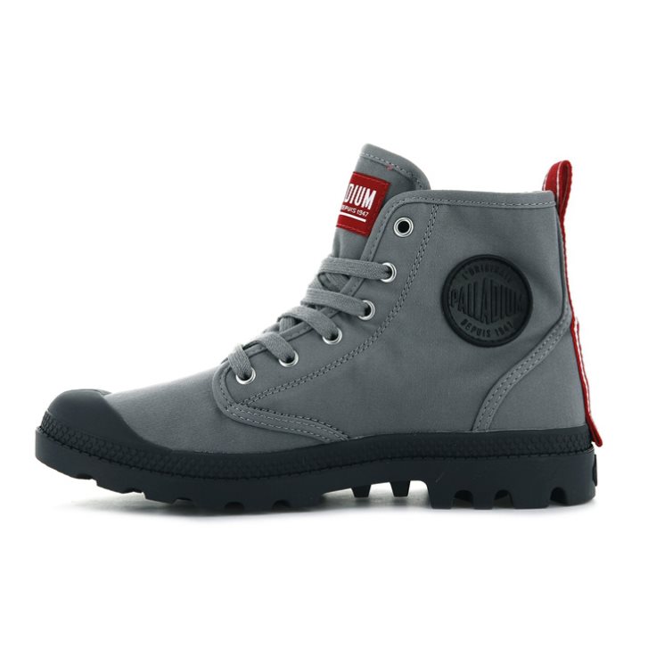 Bottes Palladium Pampa Hi Dare Femme Grise | FR XFI053O